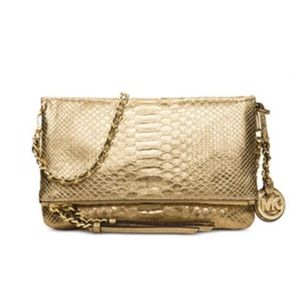 Michael Kors Corinne leather messenger bag